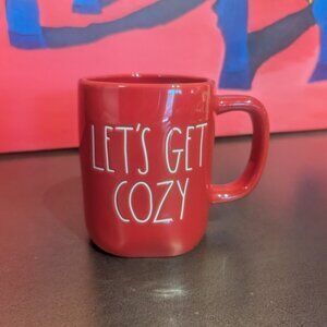 NWOT Rae Dunn Oversized Let's Get Cozy Holiday Mug